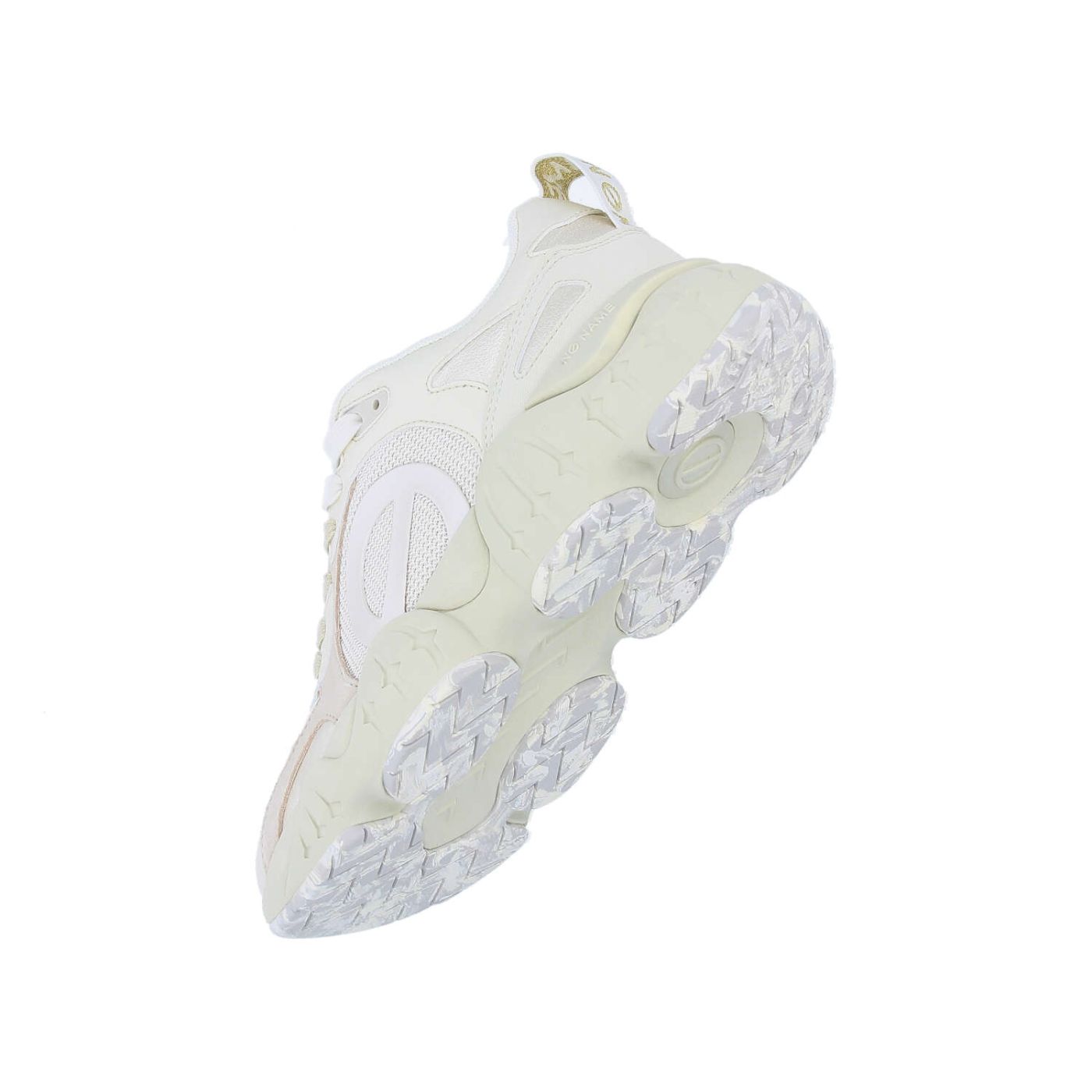 KRAZEE RUNNER W - KNIT/STAMP/NACR - BIANCO SPORCO/GRIGIO CHIARO